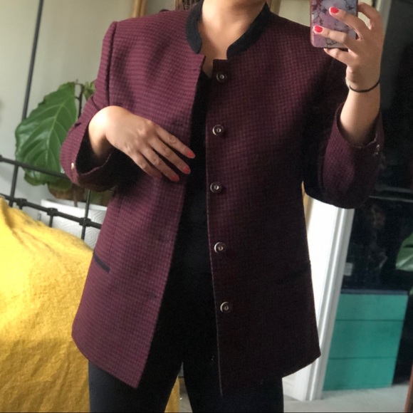 Wool Blazer Jacket - Picture 1 of 8